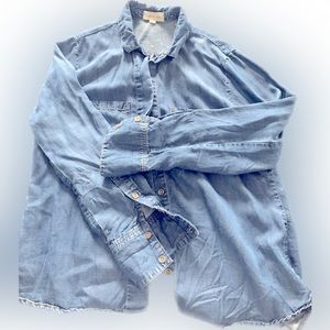 Cloth and stone soft denim shirt